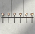 Boule De Cristal Double Linear Chandelier 60