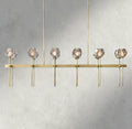 Boule De Cristal Double Linear Chandelier 60