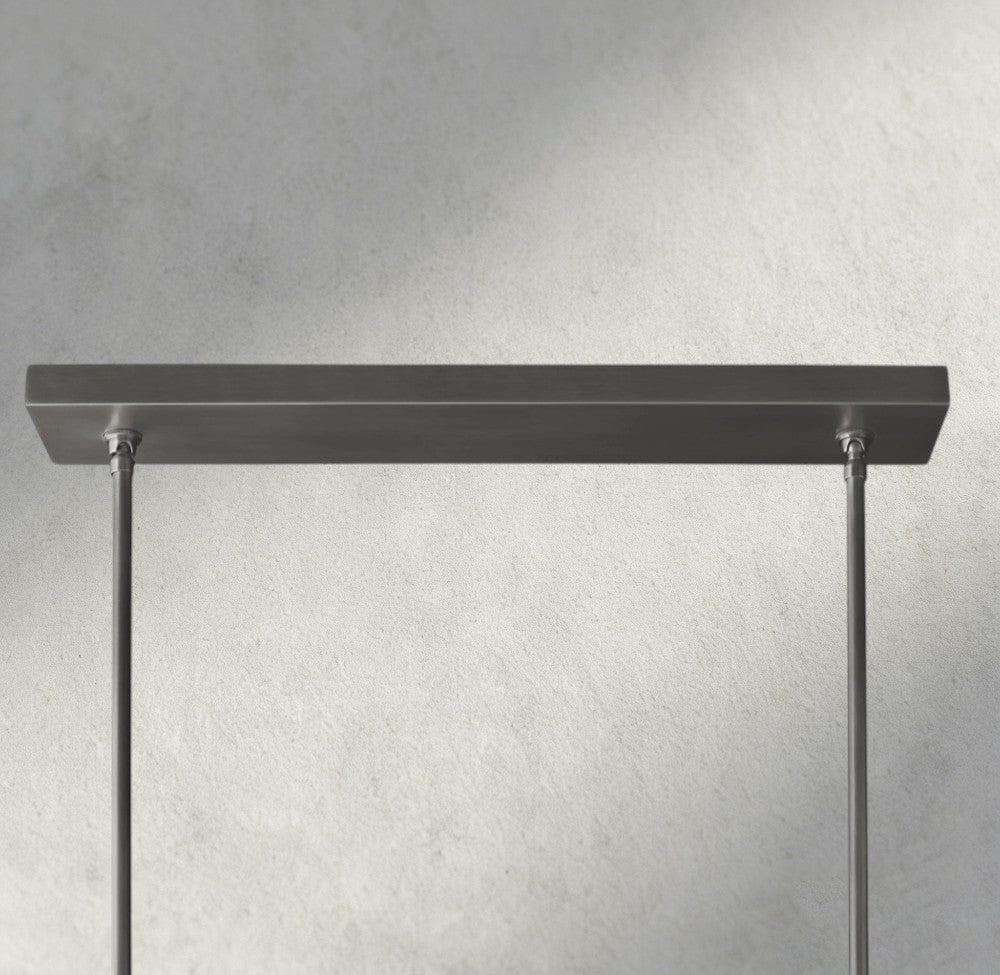 Boule De Cristal Double Linear Chandelier 60"-Jecanoli