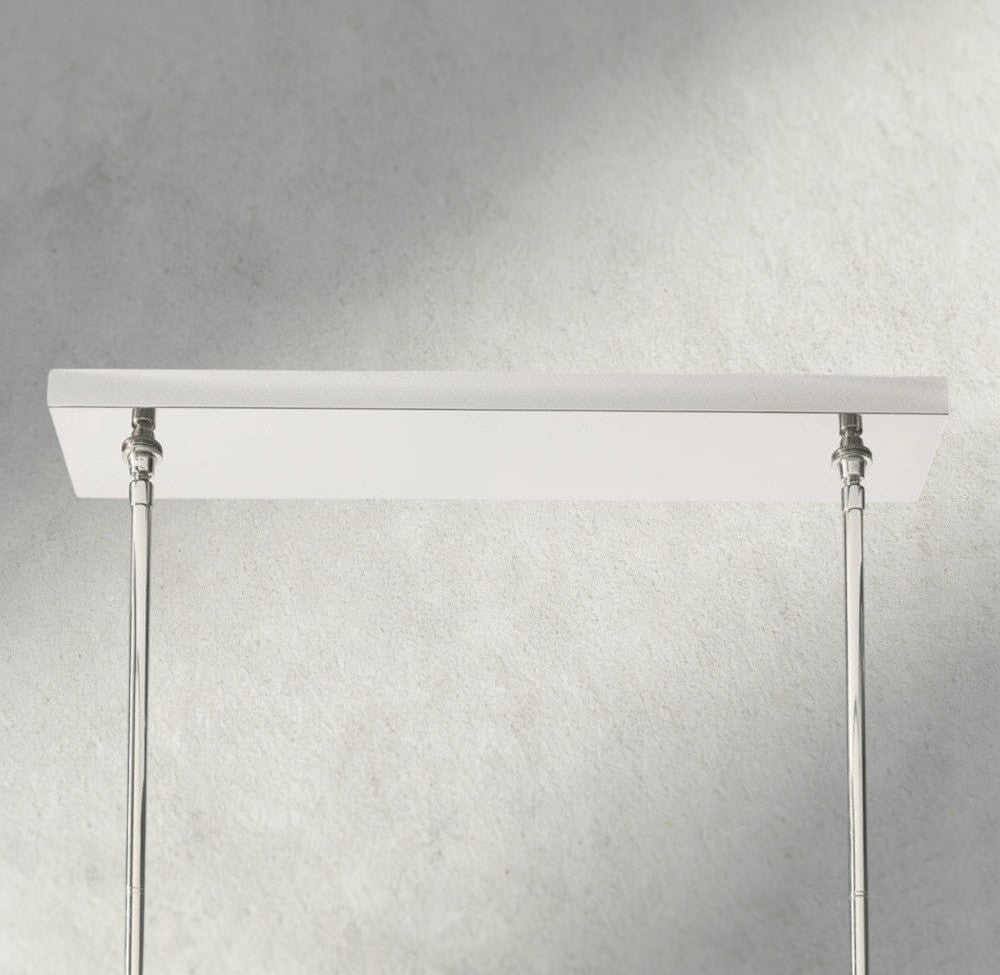 Boule De Cristal Double Linear Chandelier 60"-Jecanoli