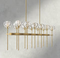 Boule De Cristal Double Linear Chandelier 60