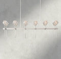 Boule De Cristal Double Linear Chandelier 60