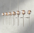 Boule De Cristal Double Linear Chandelier 60