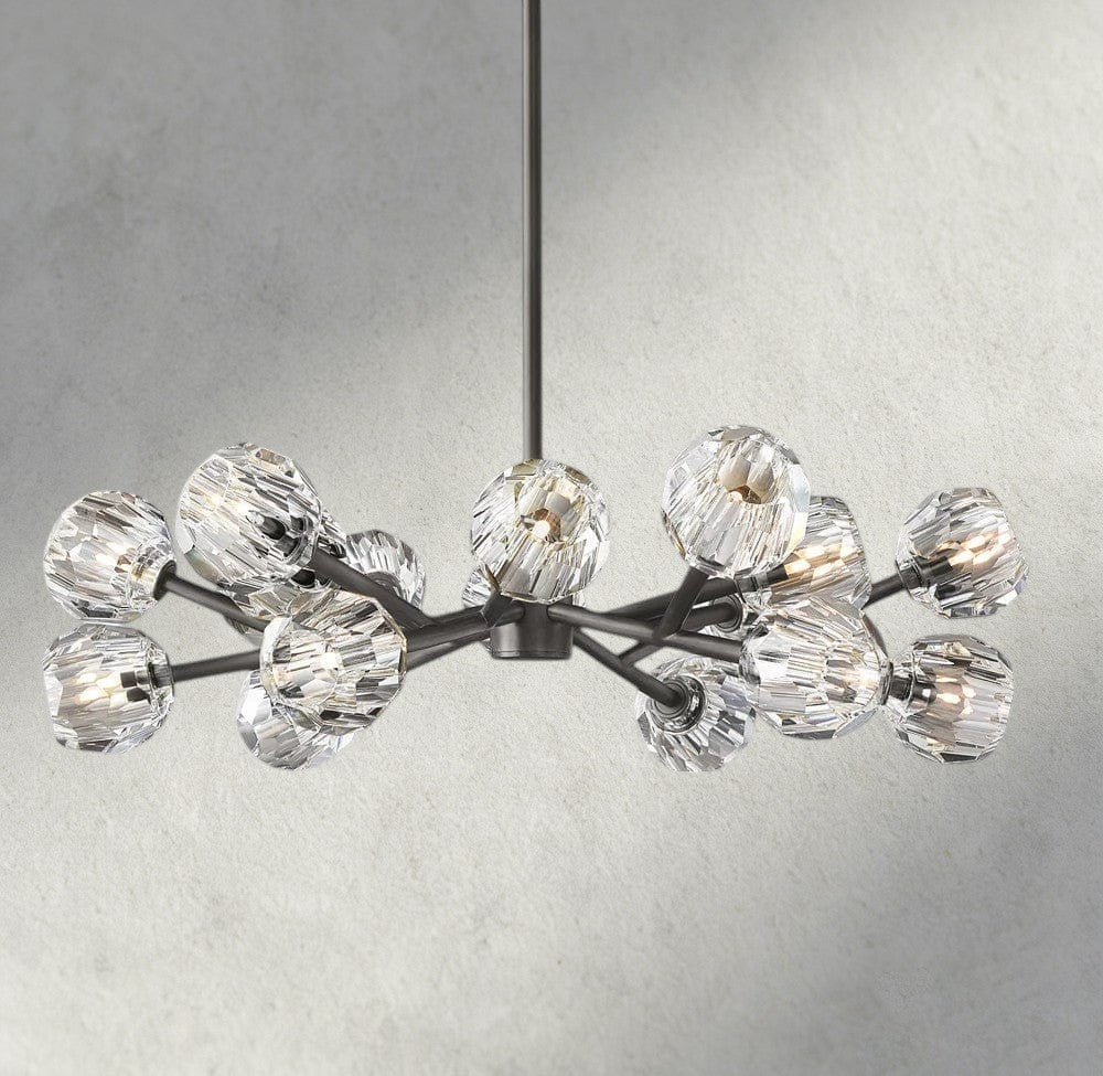 Boule De Cristal Round Chandelier 24", 36", 48", 60", 72"-Jecanoli