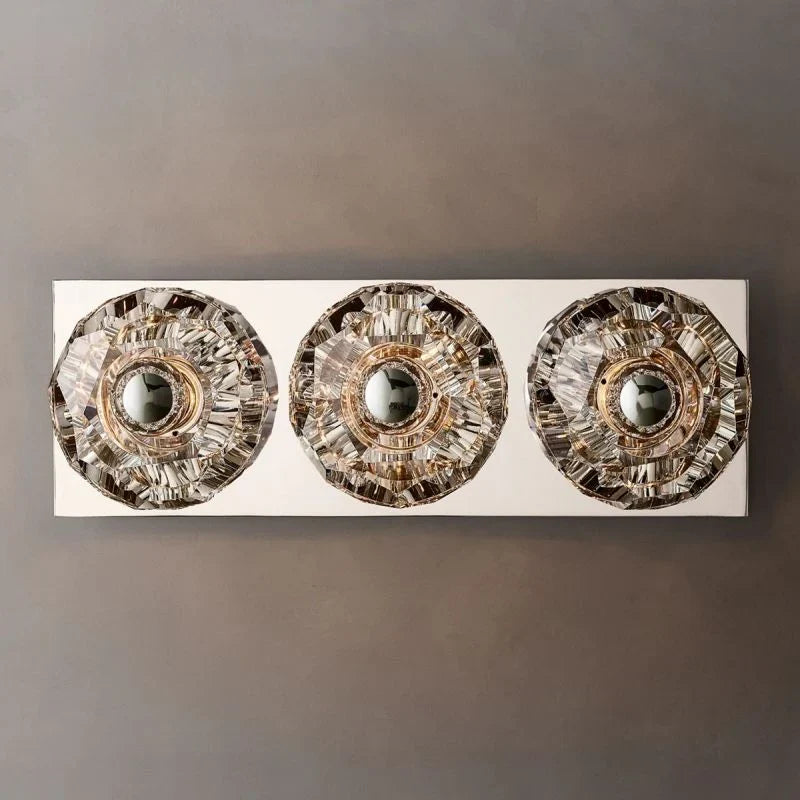Boule De Crystal Ball Linear Short Wall Sconce-Jecanoli