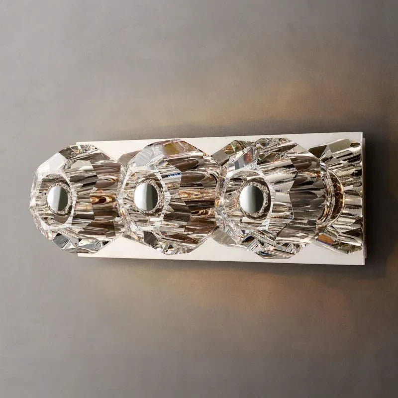 Boule De Crystal Ball Linear Short Wall Sconce-Jecanoli