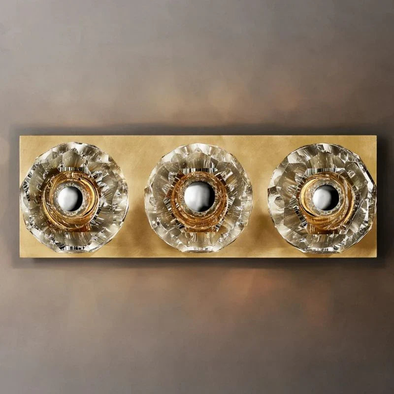 Boule De Crystal Ball Linear Short Wall Sconce-Jecanoli