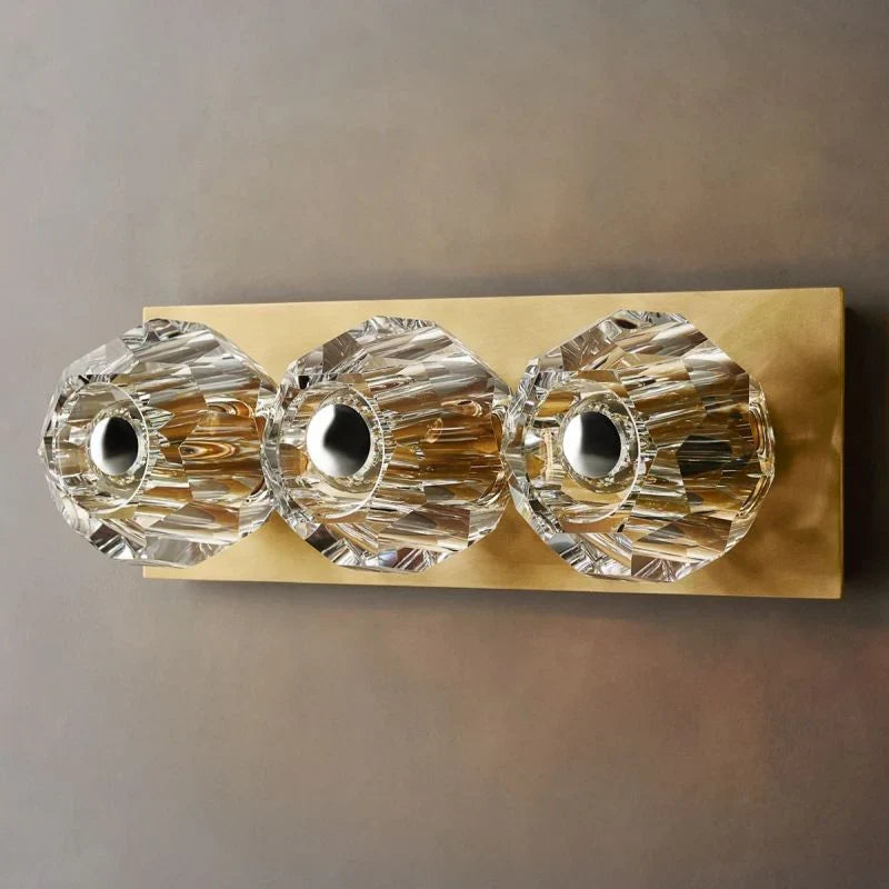 Boule De Crystal Ball Linear Short Wall Sconce-Jecanoli