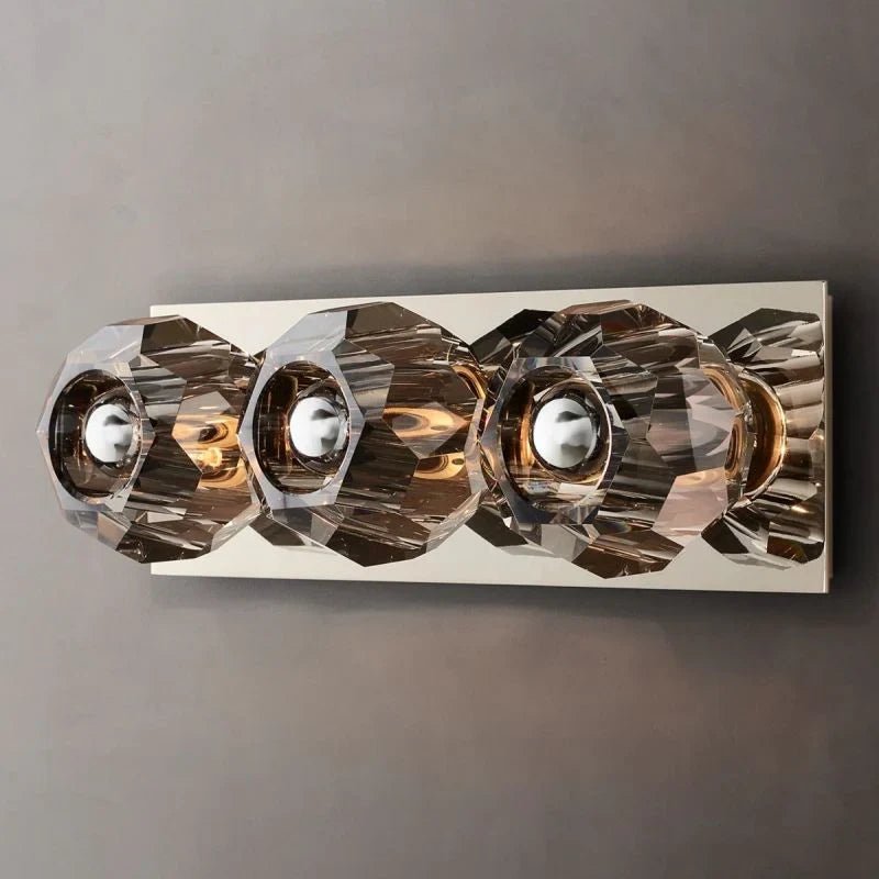 Boule De Crystal Ball Linear Short Wall Sconce-Jecanoli