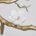 Brass Flower Branch Chandelier-Jecanoli