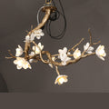Brass Flower Branch Chandelier-Jecanoli
