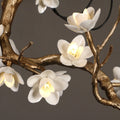 Brass Flower Branch Chandelier-Jecanoli