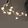 Brass Flower Branch Chandelier-Jecanoli