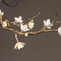 Brass Flower Branch Chandelier-Jecanoli