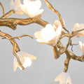 Brass Flower Branch Chandelier-Jecanoli
