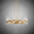 Ravion Glass Round Chandelier