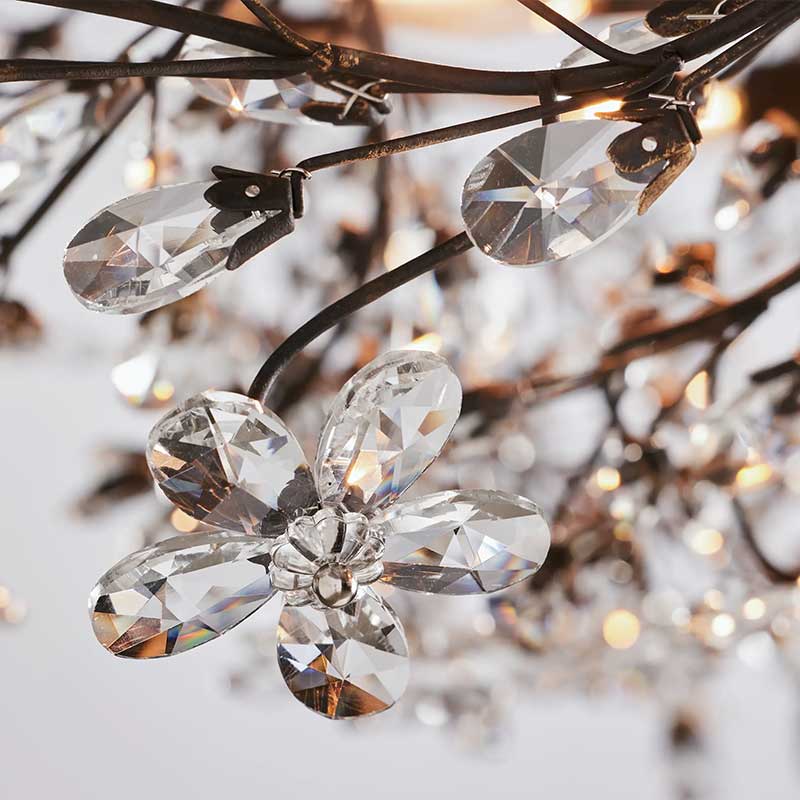 Fiore Crown Chandelier 39" 48" 60"
