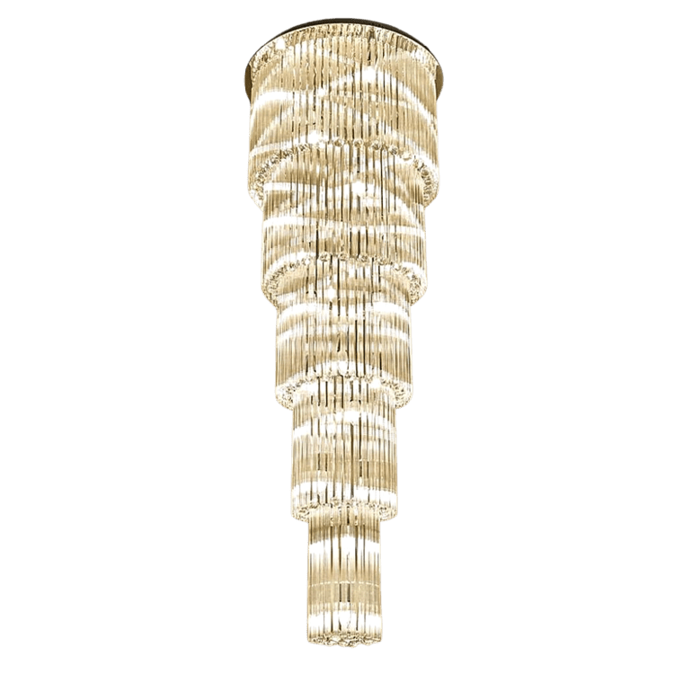 Camille Multiple Tier Crystal Chandelier - Diameter( 15.8 in ) x Height ( 39.4 in )3 Layers - Jecanoli