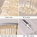 Camille Multiple Tier Crystal Chandelier - Diameter( 15.8 in ) x Height ( 39.4 in )3 Layers - Jecanoli