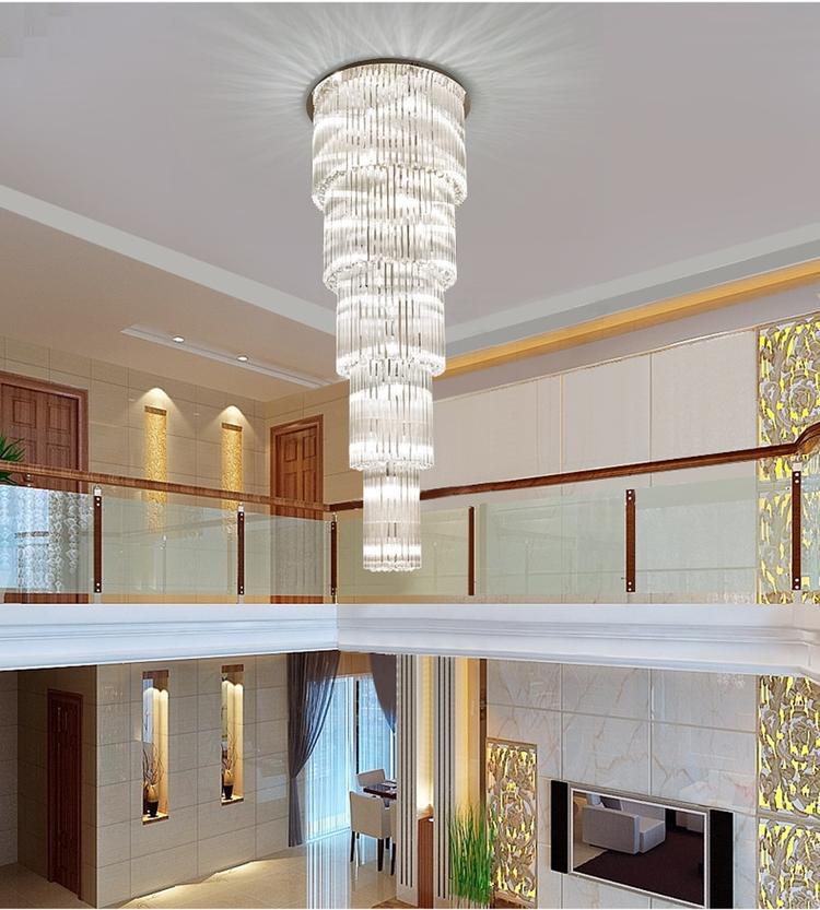 Camille Multiple Tier Crystal Chandelier - Diameter( 15.8 in ) x Height ( 39.4 in )3 Layers - Jecanoli