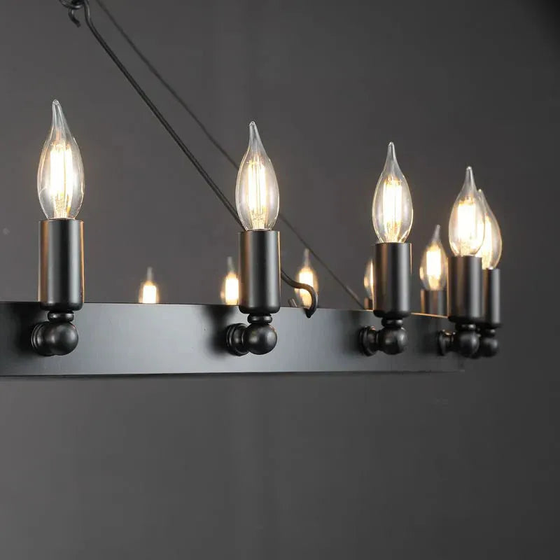 Celestine Vintage Filament Two-Tier Chandelier