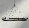 Camino Round Outdoor Chandelier 26