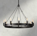 Camino Round Outdoor Chandelier 26