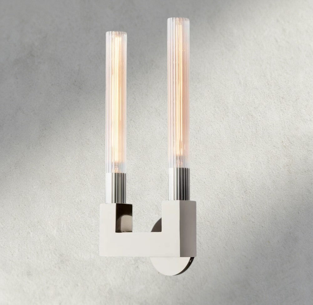 Cannele Double Sconce-wall sconce-Jecanoli