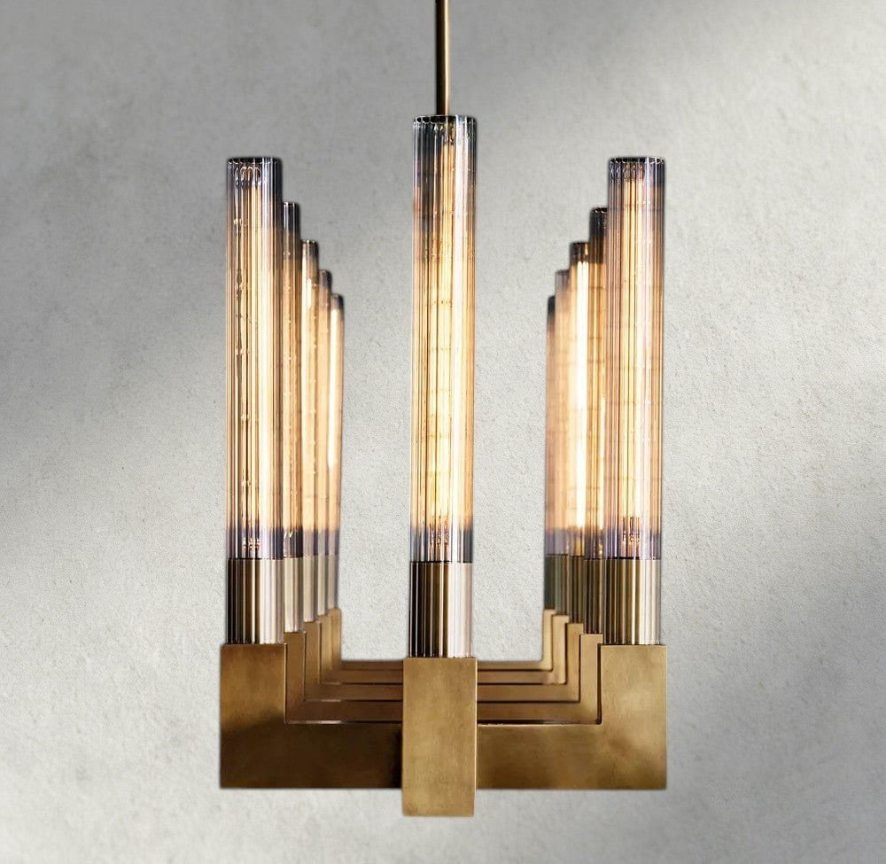 Cannele Linear Chandelier 55", 67"-chandelier-Jecanoli