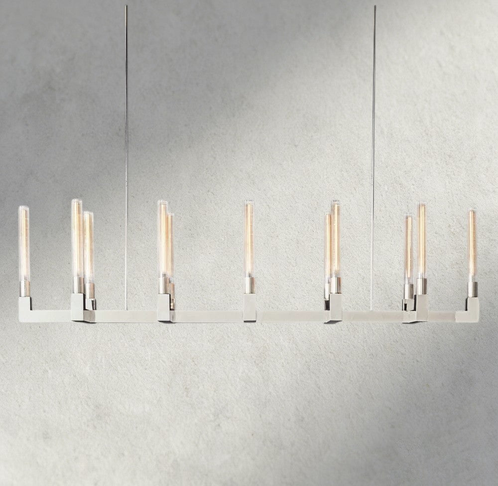 Cannele Linear Chandelier 55", 67"-chandelier-Jecanoli