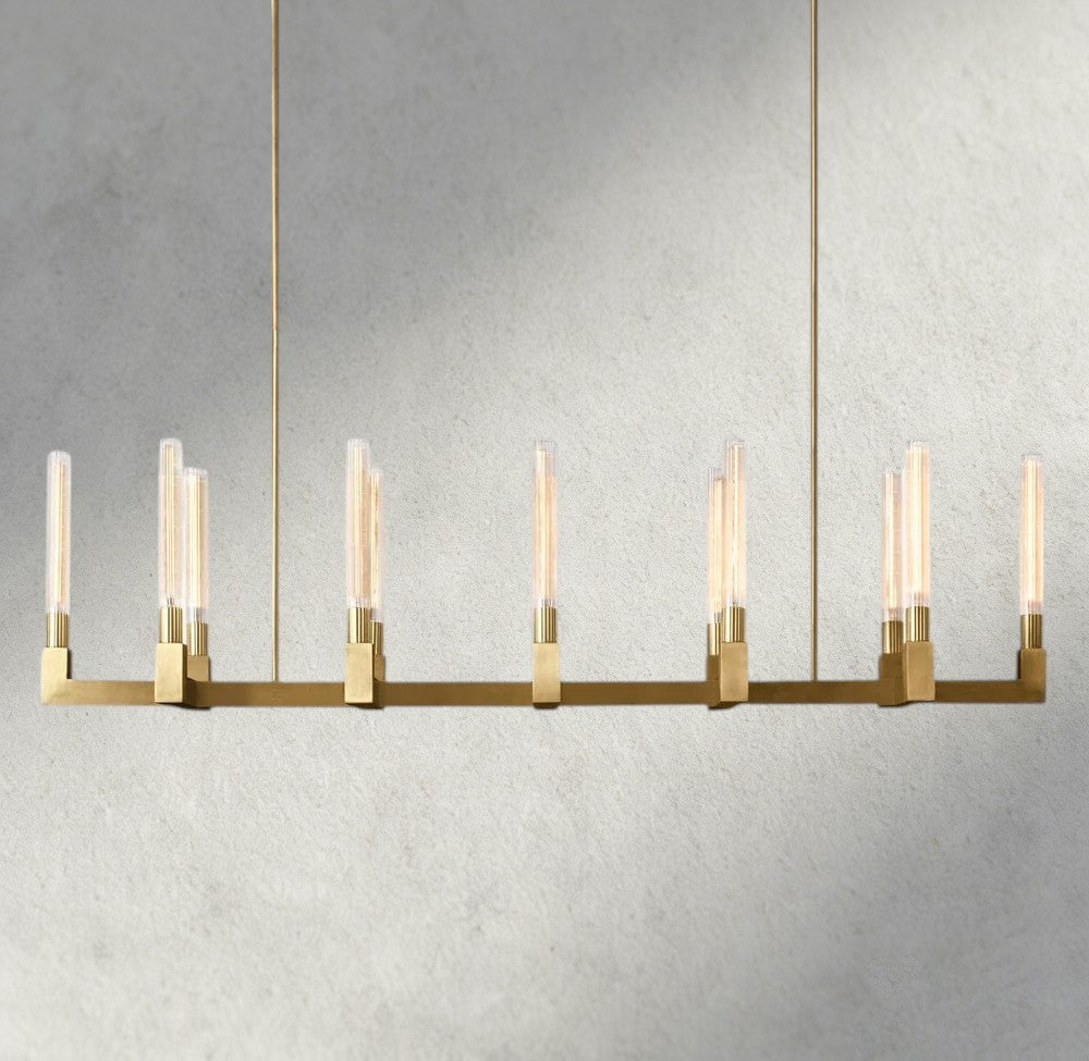 Cannele Linear Chandelier 55", 67"-chandelier-Jecanoli