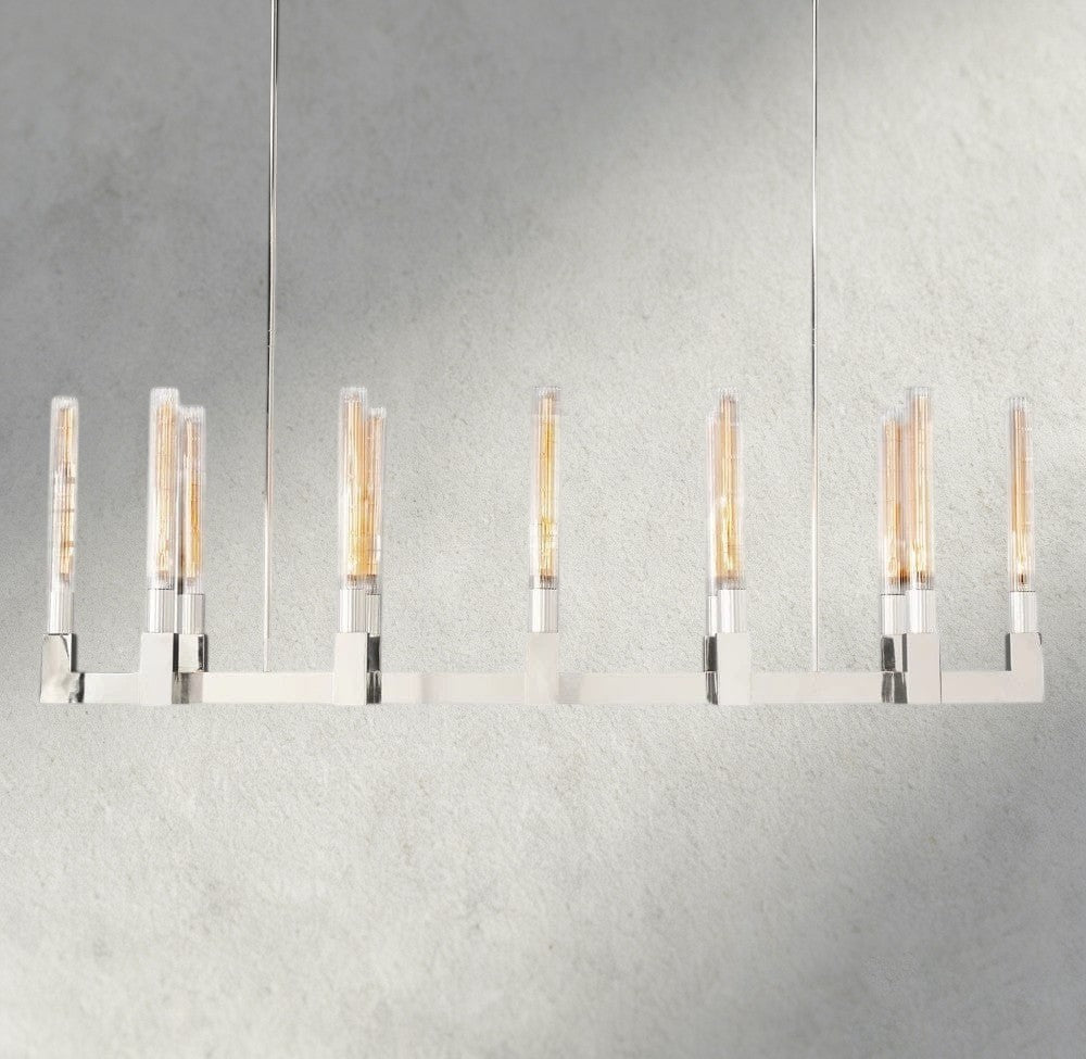 Cannele Linear Chandelier 55", 67"-chandelier-Jecanoli