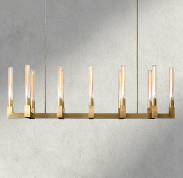 Cannele Linear Chandelier 55", 67"-chandelier-Jecanoli