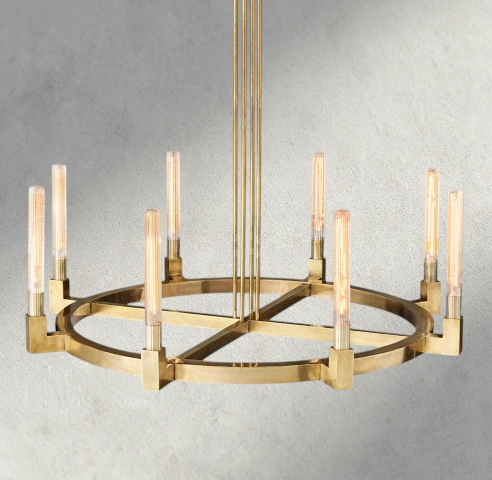 CANNELE ROUND CHANDELIER 36", 48", 60", 72"-chandelier-Jecanoli