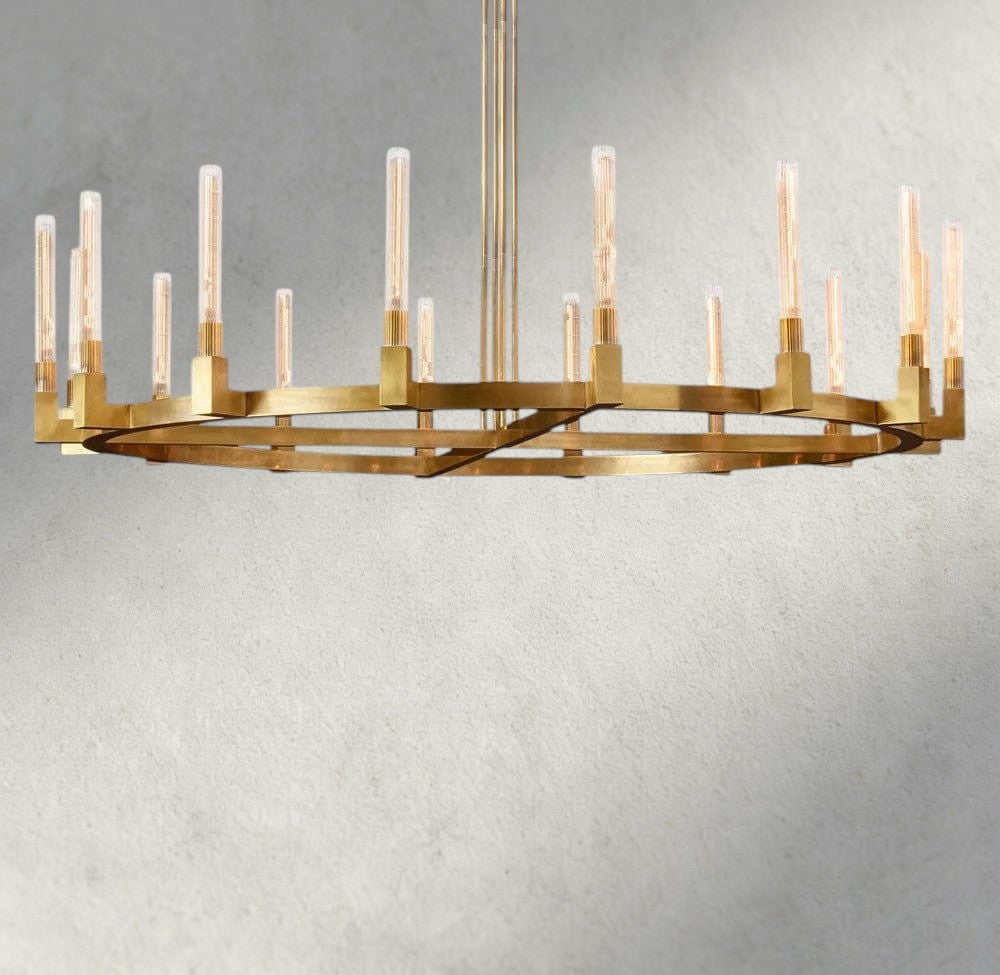 CANNELE ROUND CHANDELIER 36", 48", 60", 72"-chandelier-Jecanoli