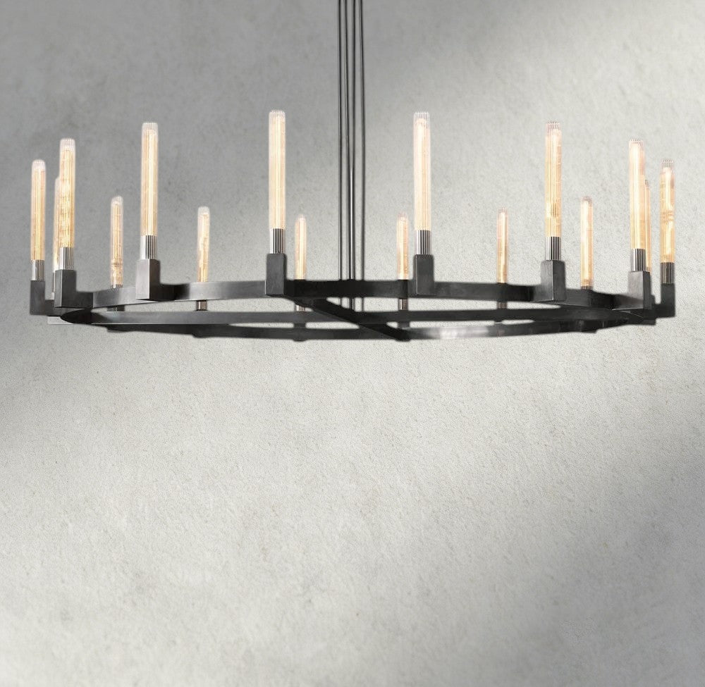 CANNELE ROUND CHANDELIER 36", 48", 60", 72"-chandelier-Jecanoli