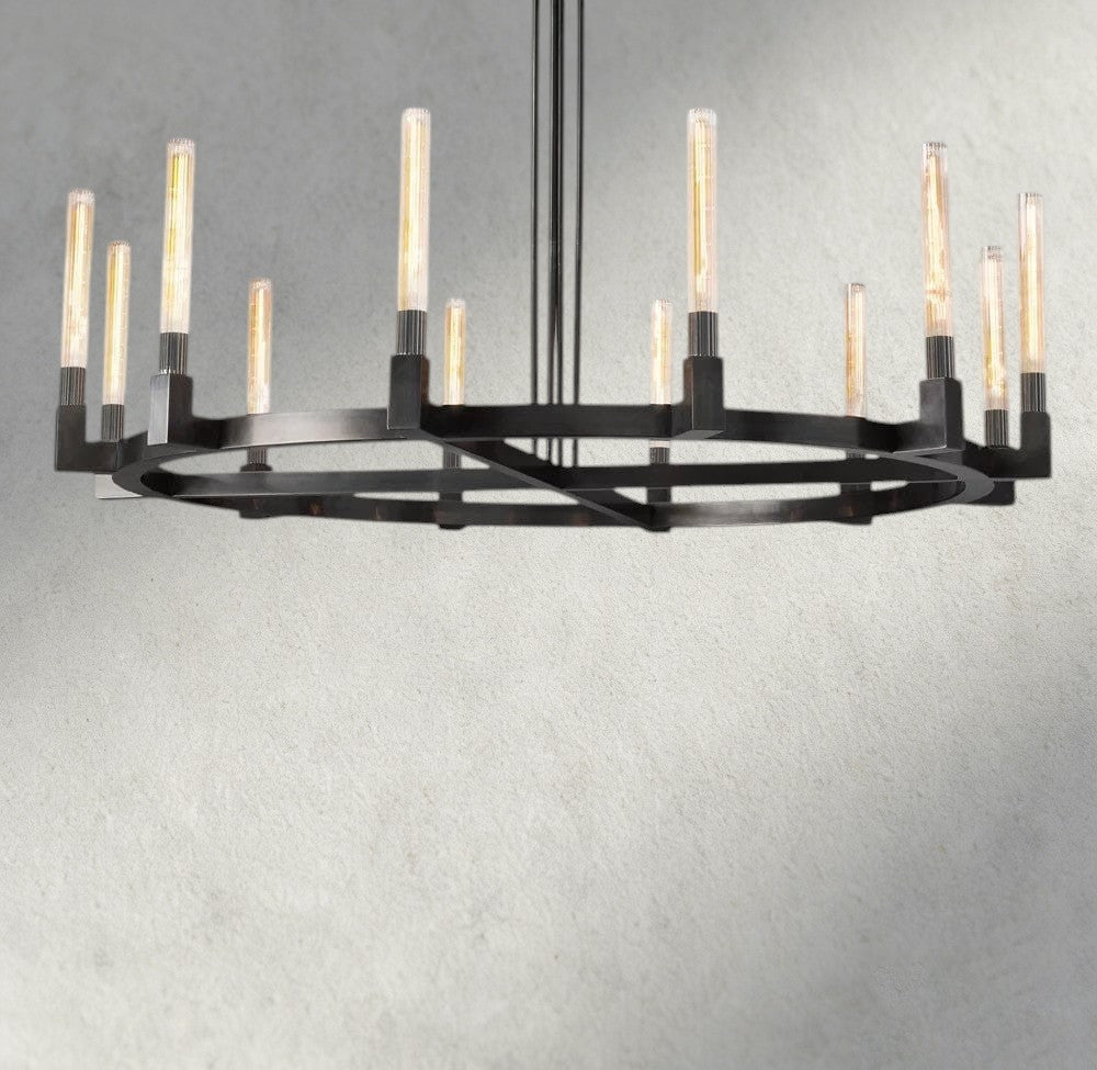 CANNELE ROUND CHANDELIER 36", 48", 60", 72"-chandelier-Jecanoli