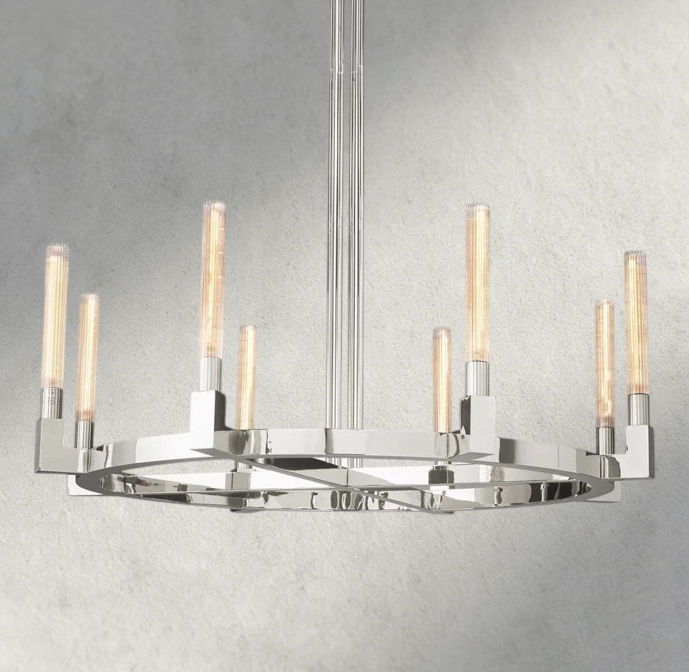 CANNELE ROUND CHANDELIER 36", 48", 60", 72"-chandelier-Jecanoli