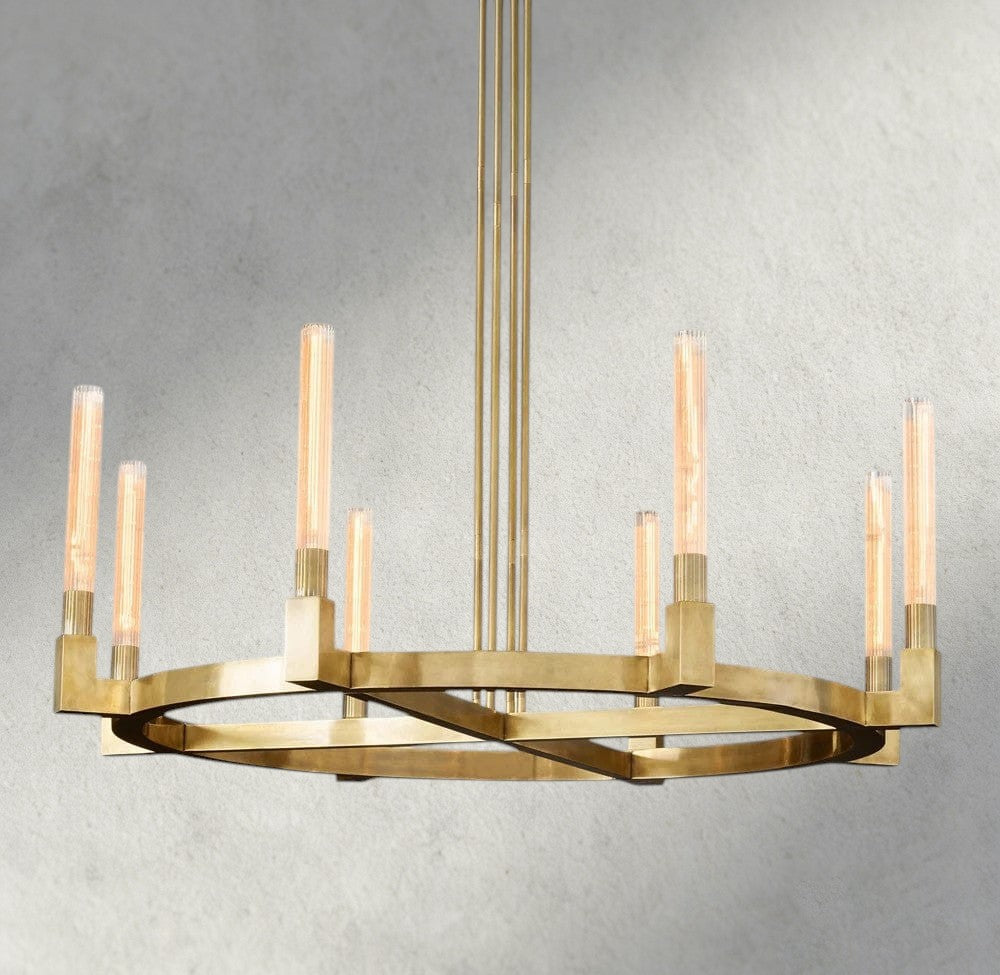 CANNELE ROUND CHANDELIER 36", 48", 60", 72"-chandelier-Jecanoli