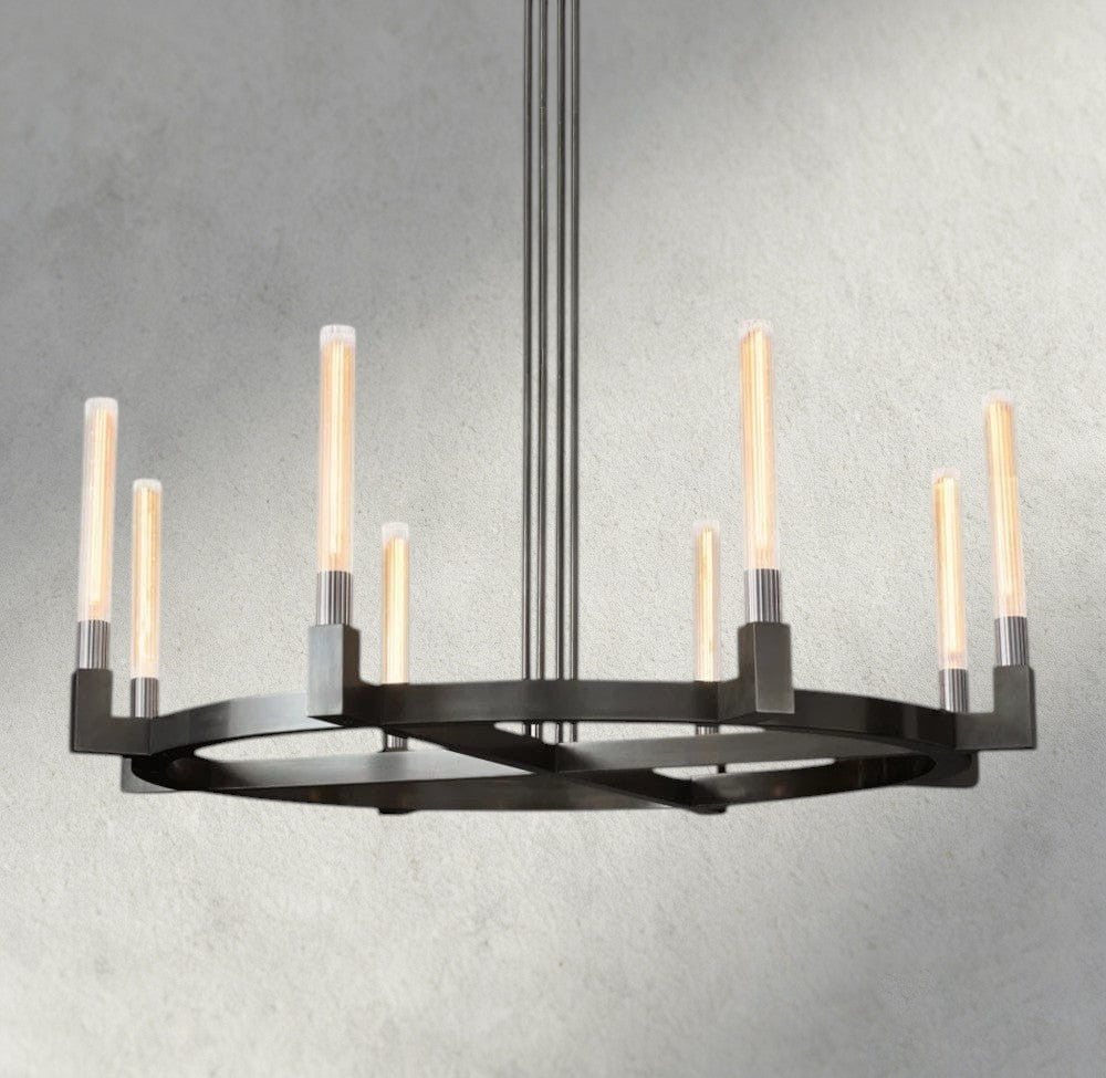 CANNELE ROUND CHANDELIER 36", 48", 60", 72"-chandelier-Jecanoli
