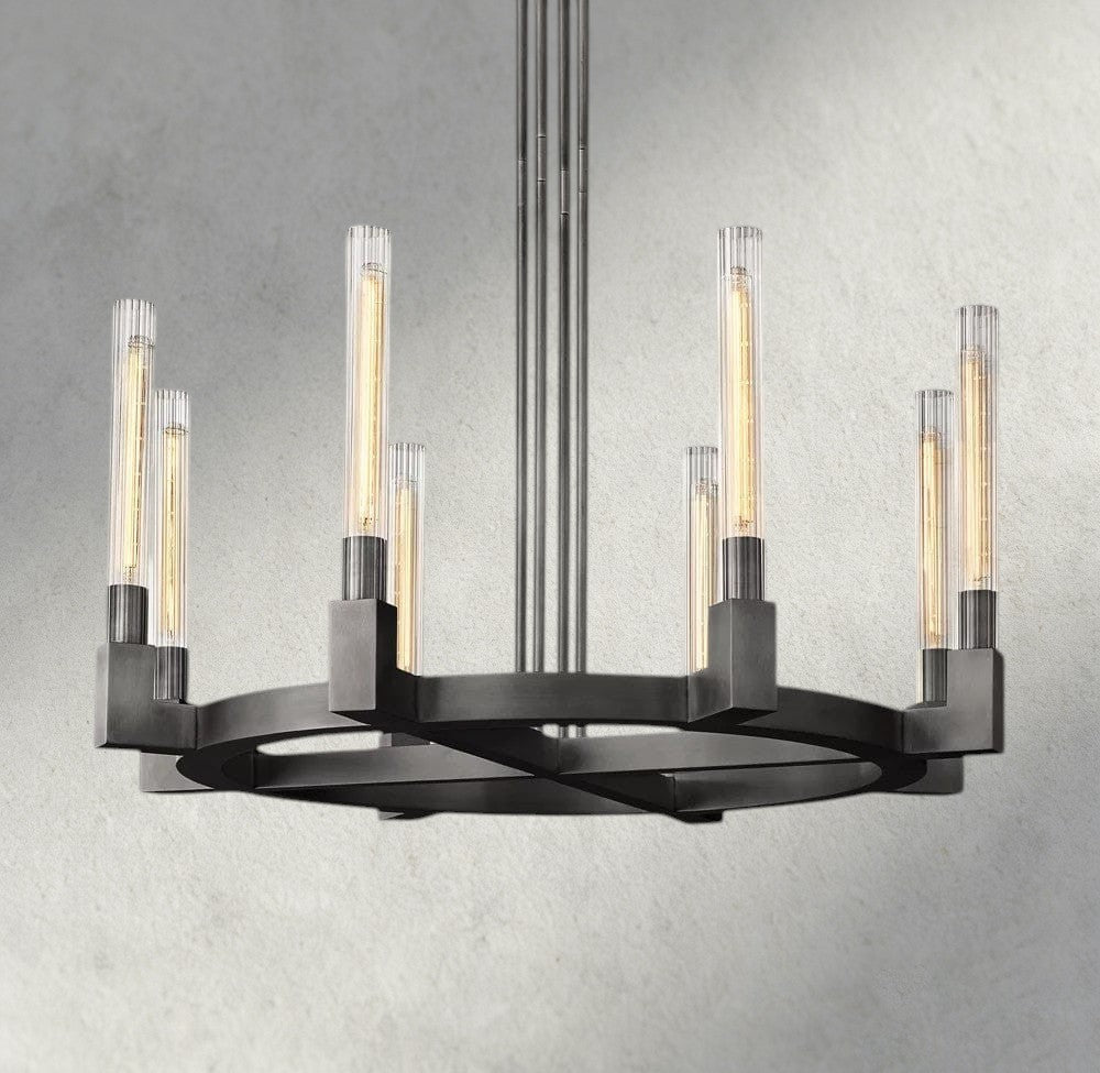 CANNELE ROUND CHANDELIER 36", 48", 60", 72"-chandelier-Jecanoli