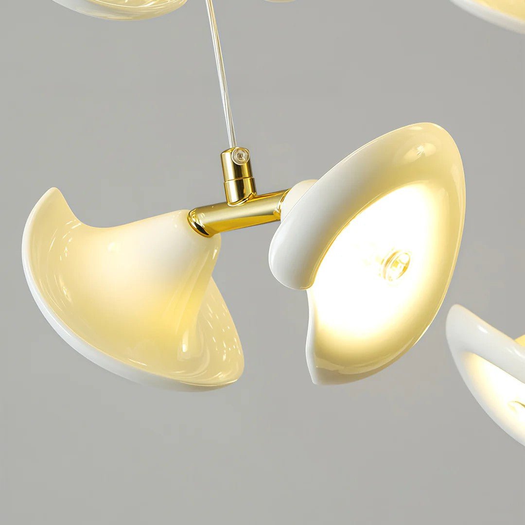 Ceramic Chandeliers Luxury Tulip Flower Ceiling Light - Jecanoli