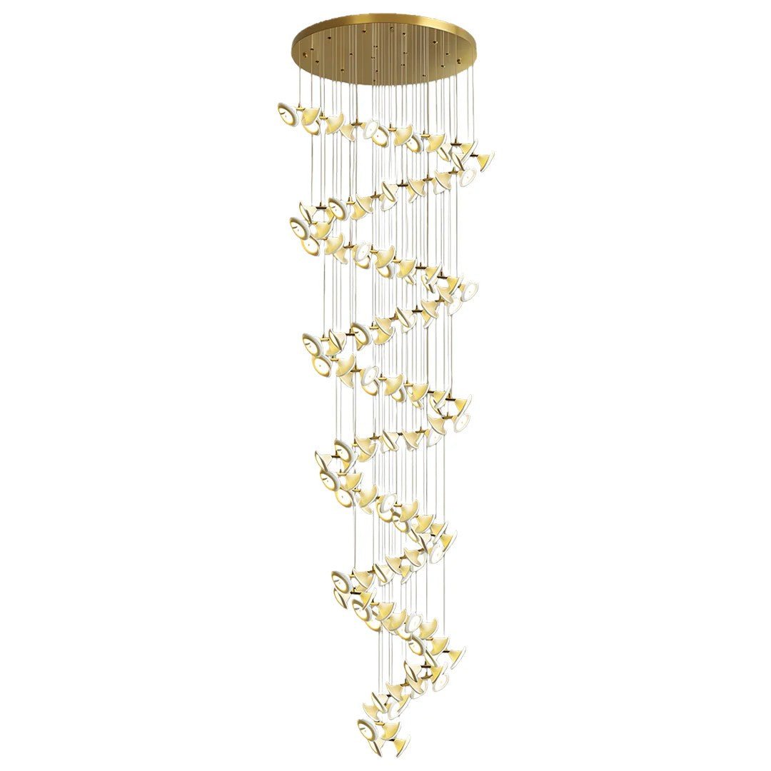 Ceramic Chandeliers Luxury Tulip Flower Ceiling Light - Jecanoli