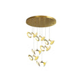Ceramic Chandeliers Luxury Tulip Flower Ceiling Light - Jecanoli
