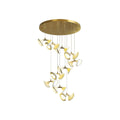 Ceramic Chandeliers Luxury Tulip Flower Ceiling Light - Jecanoli