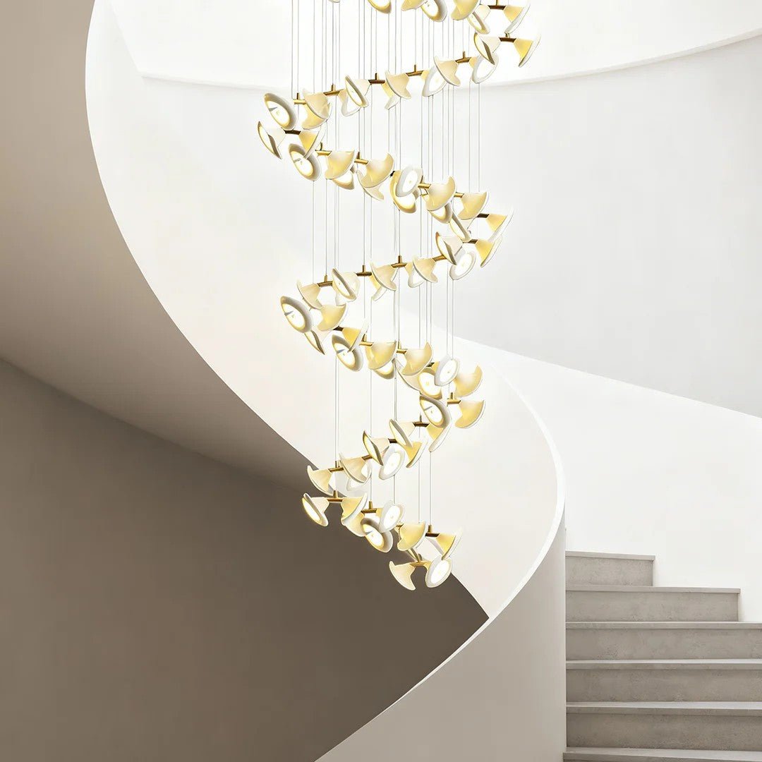 Ceramic Chandeliers Luxury Tulip Flower Ceiling Light - Jecanoli