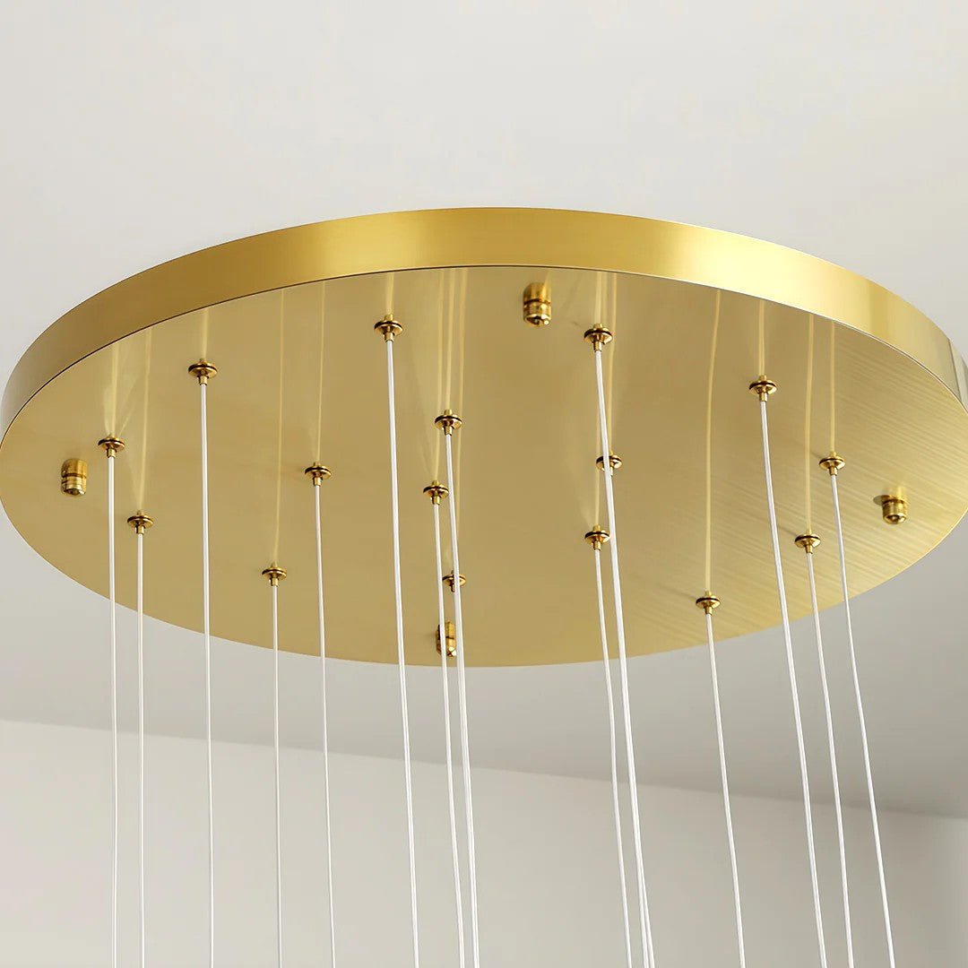 Ceramic Chandeliers Luxury Tulip Flower Ceiling Light - Jecanoli