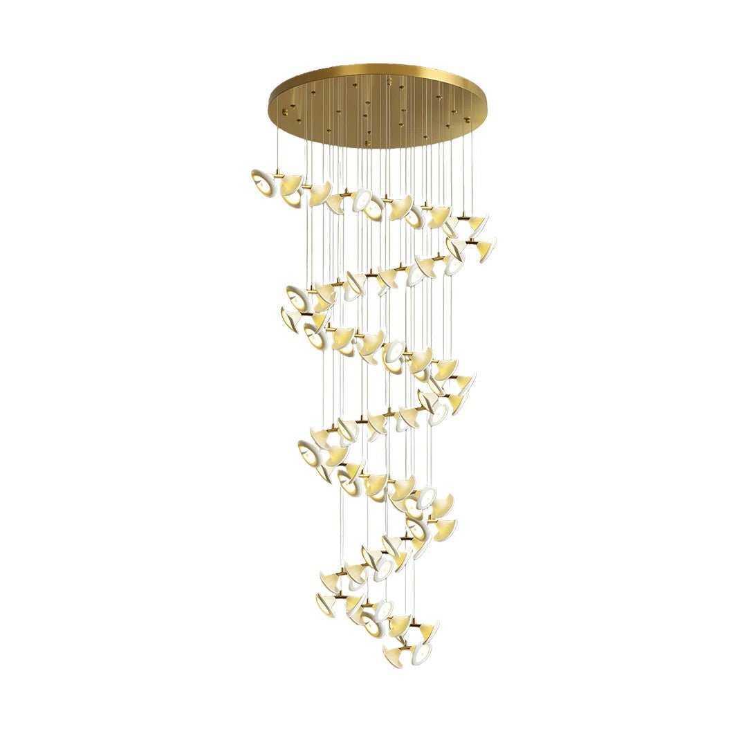 Ceramic Chandeliers Luxury Tulip Flower Ceiling Light - Jecanoli