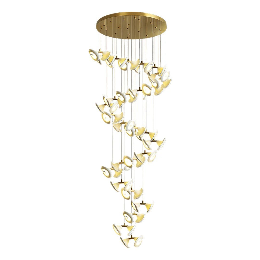Ceramic Chandeliers Luxury Tulip Flower Ceiling Light - Jecanoli