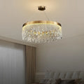 Zara Gold Crystal Chandelier for Living Room & Dining Room-Crystal Chandelier-Jecanoli